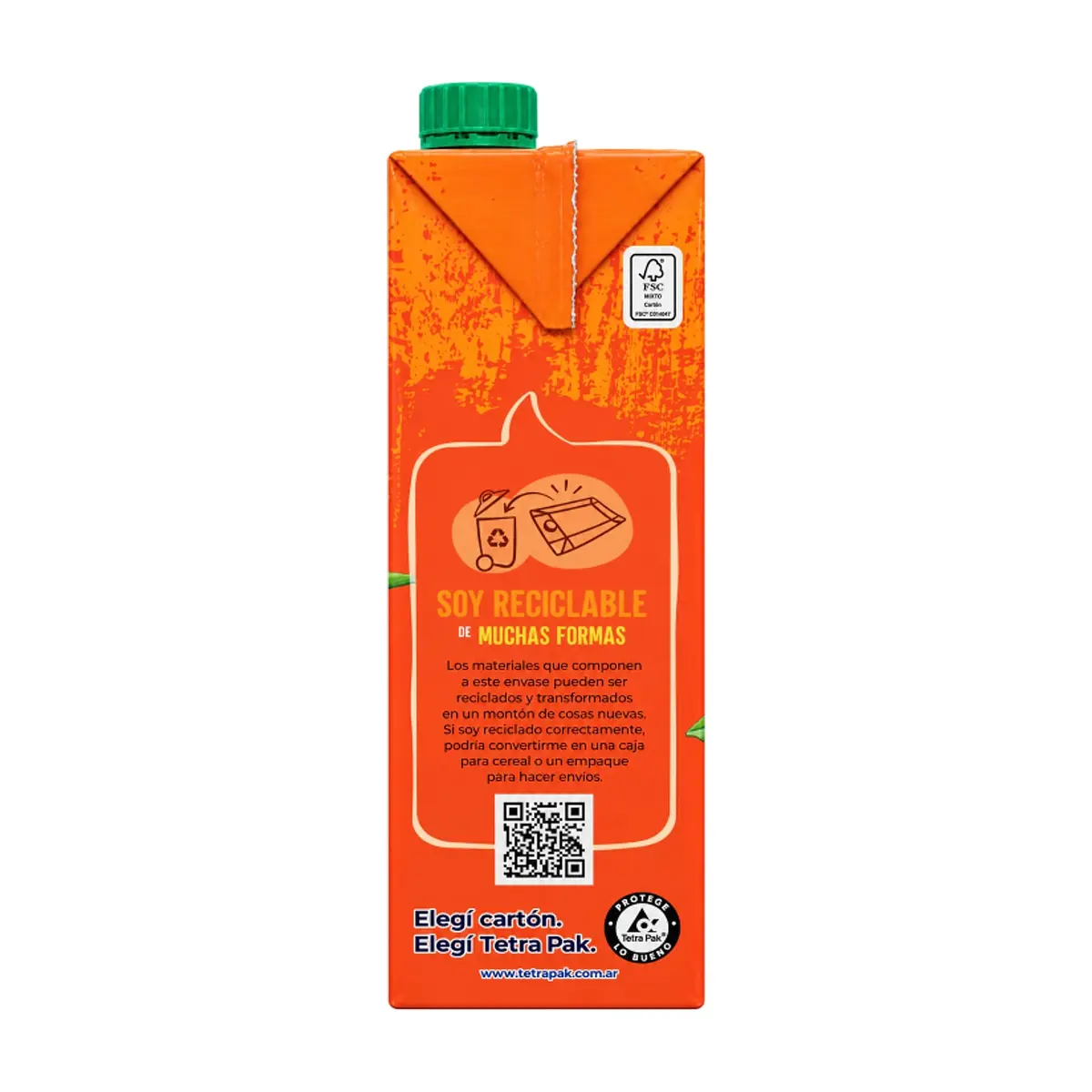 Jugo de naranja Baggio Fresh (1 L) - Miniatura 3