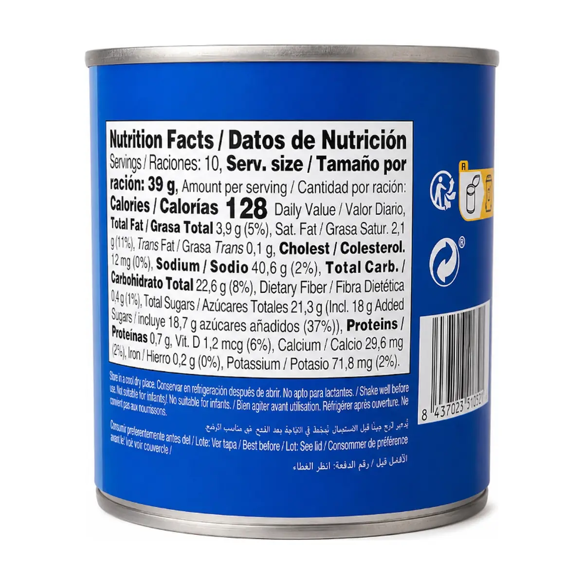 Leche condensada azucarada Naya (390 g / 13.8 oz) - Thumbnail 2