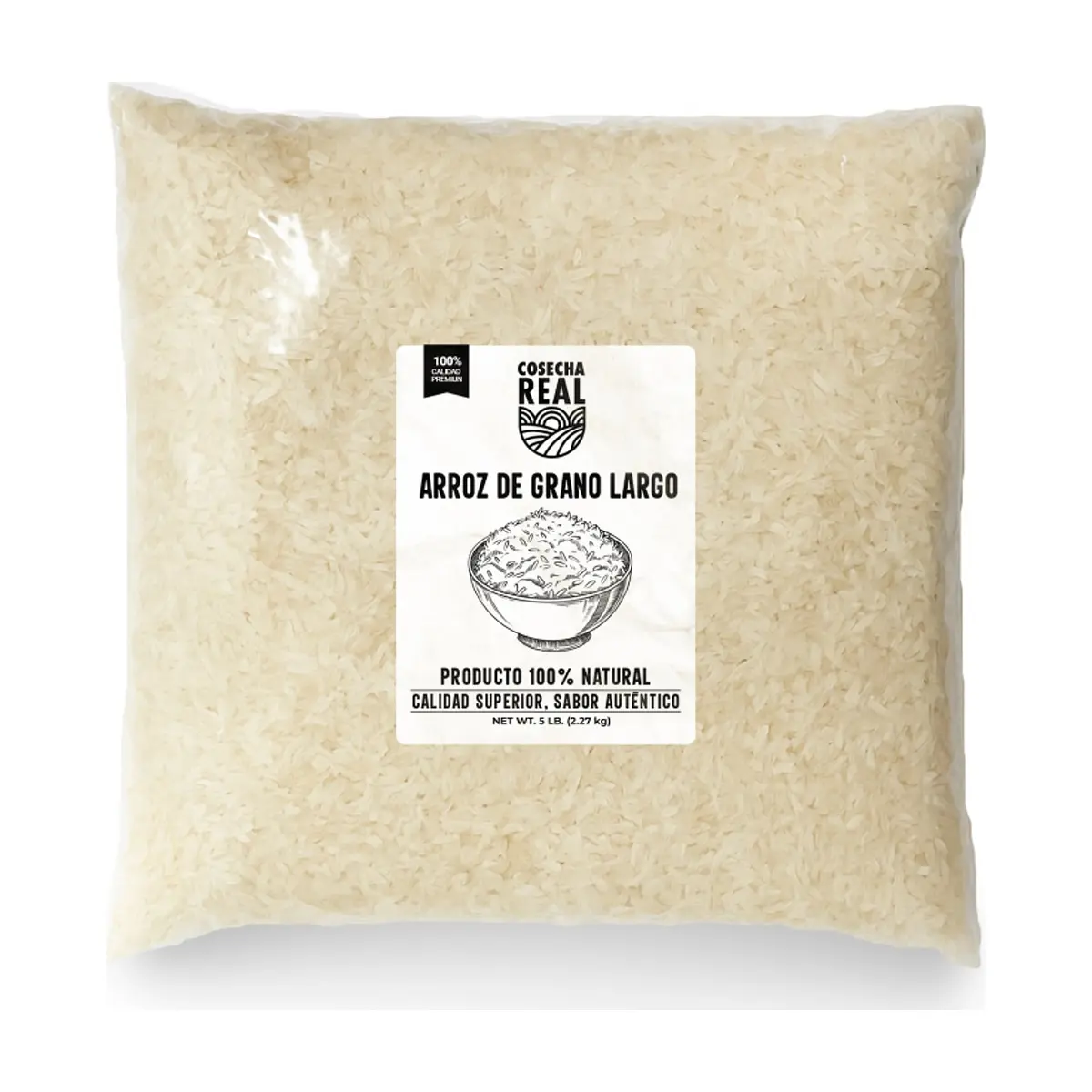Arroz de grano largo Cosecha Real (2.27 kg / 5 lb)