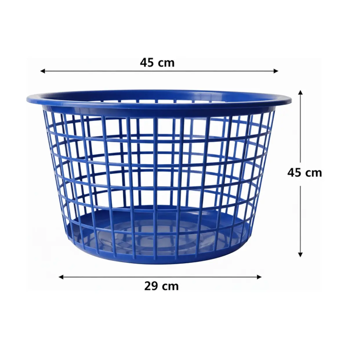 Canasta - cesto o cesta - de plástica para ropa Priceware - Thumbnail 2