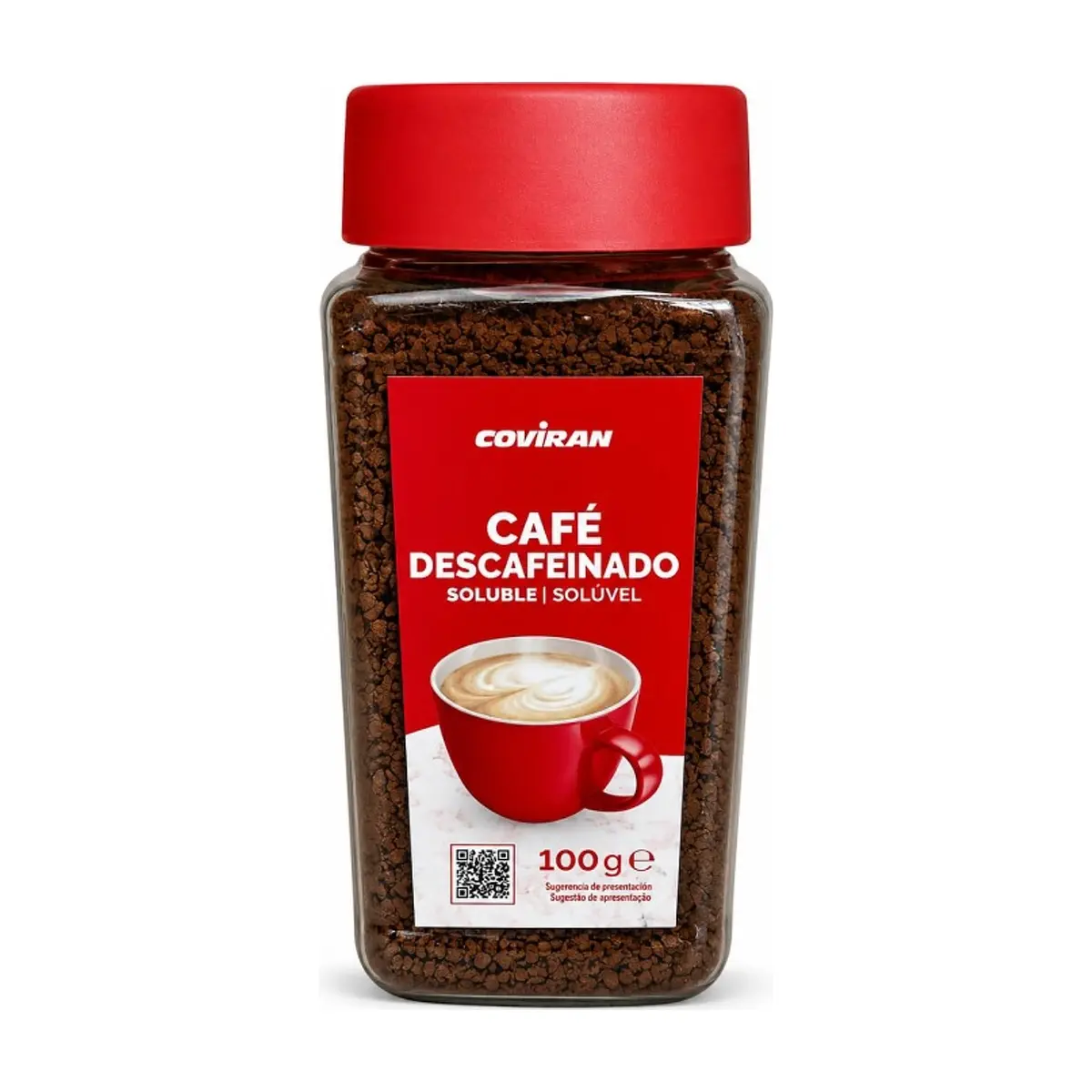 Café Soluble Descafeinado (100 gr) COVIRAN - Imagen 1