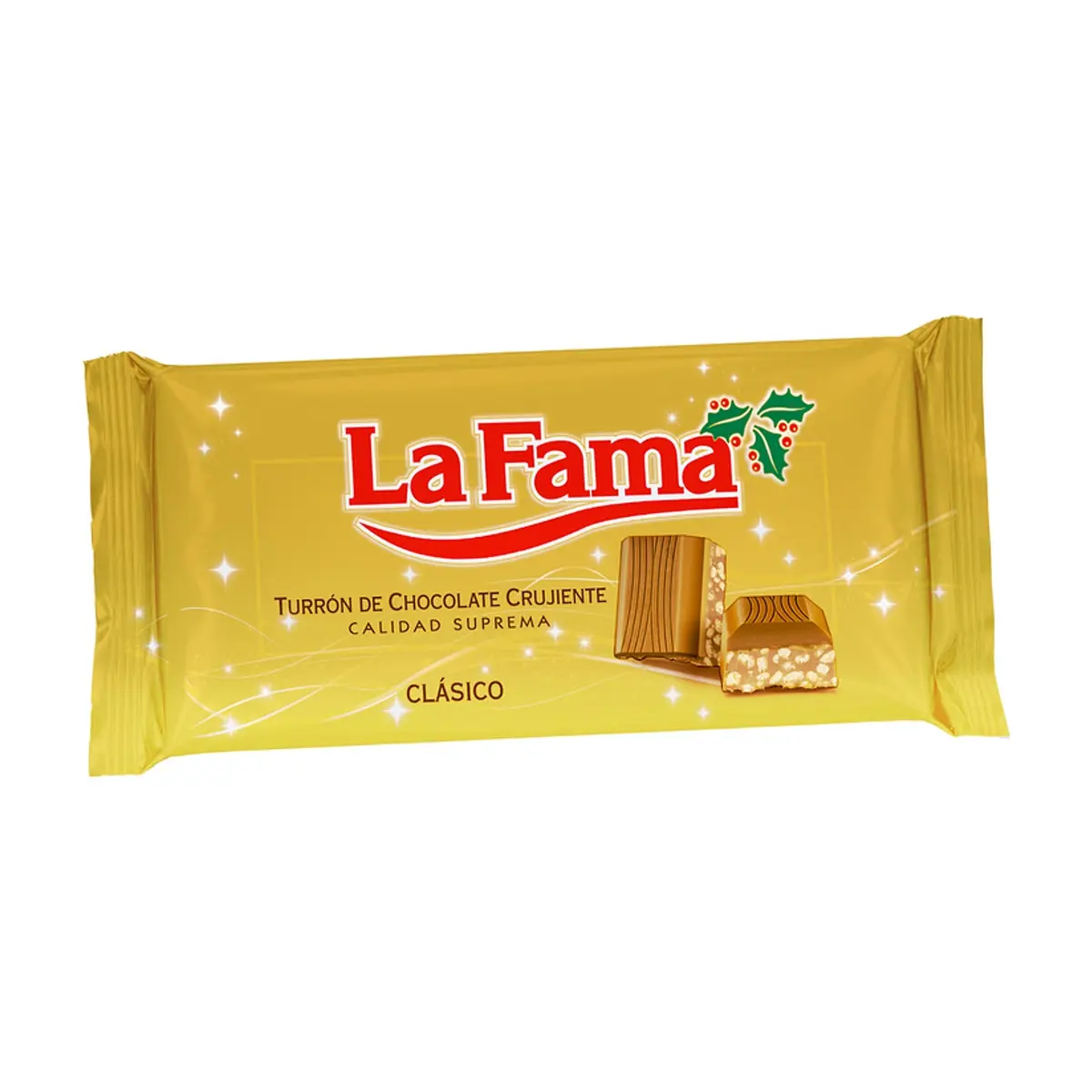 Turrón de chocolate La Fama (200 g / 7 oz) - Imagen 1