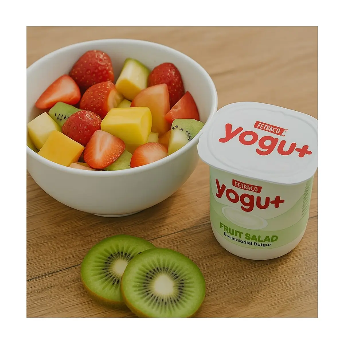 Yogur pasteurizado sabor a macedonia (12 x 125 g) - Miniatura 5