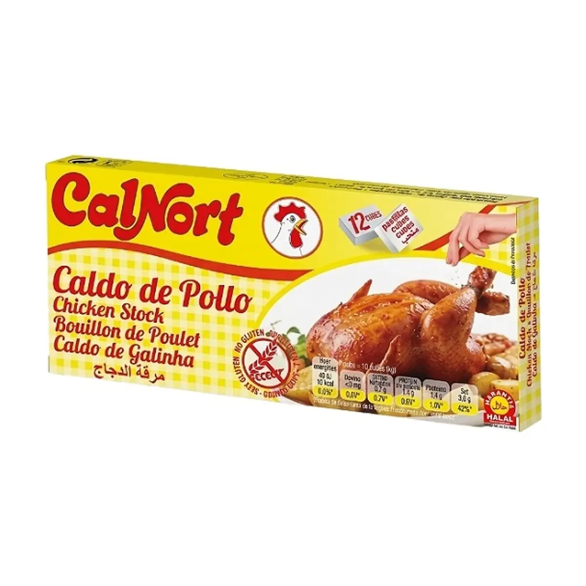 Caldo de Pollo (12u X 10 g ) CALNORT
