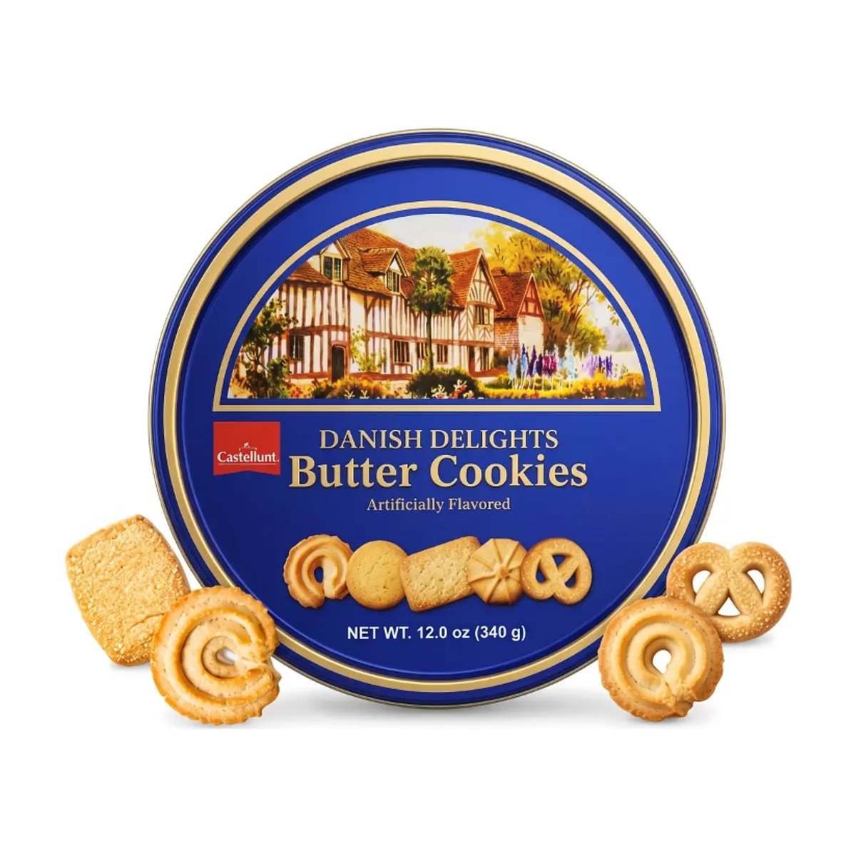 Galletas de mantequilla danesas Castellum (2 x 340 g / 12 oz) - Thumbnail 2