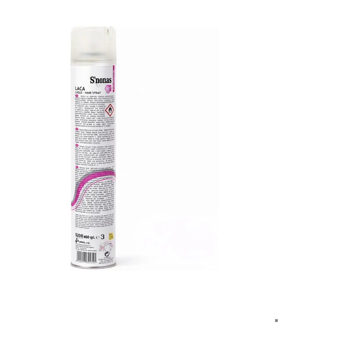 Laca spray extra fuerte S'nonas (400 ml / 13.53 oz) - Thumbnail 2