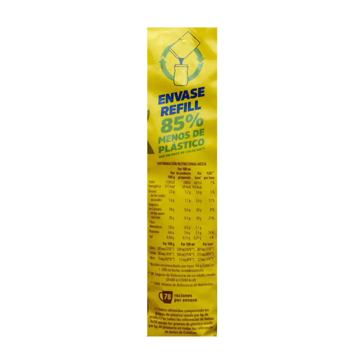 Chocolate en polvo Colacao (1.1 kg / 2.42 lb) - Thumbnail 3