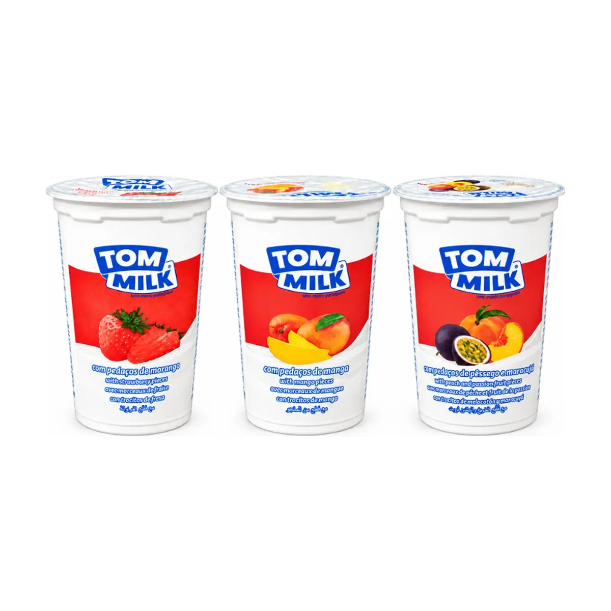 Combo mixto de yogures Tom Milk (3 x 500 g / 1.10 lb)