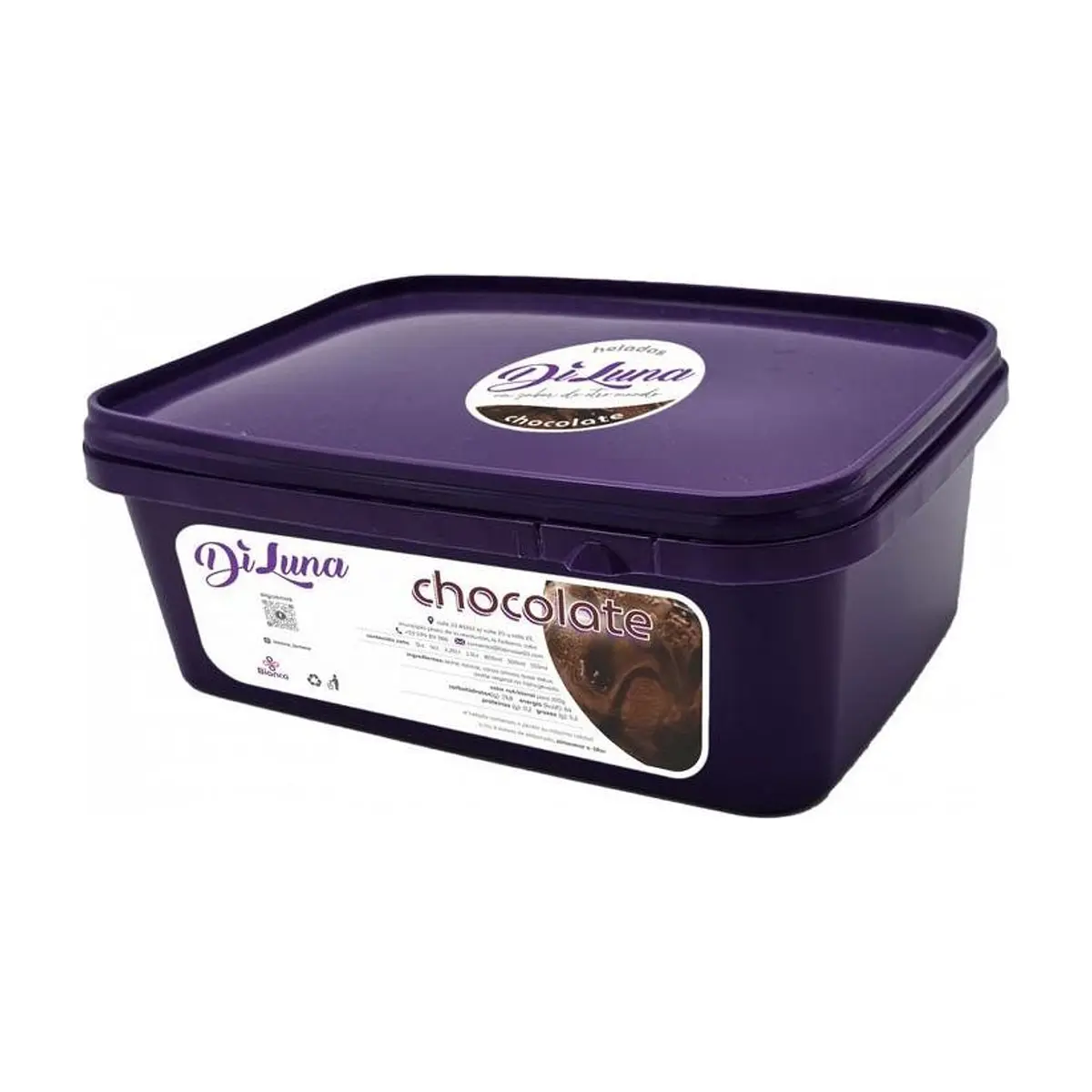 Helado sabor chocolate DiLuna (800 ml)