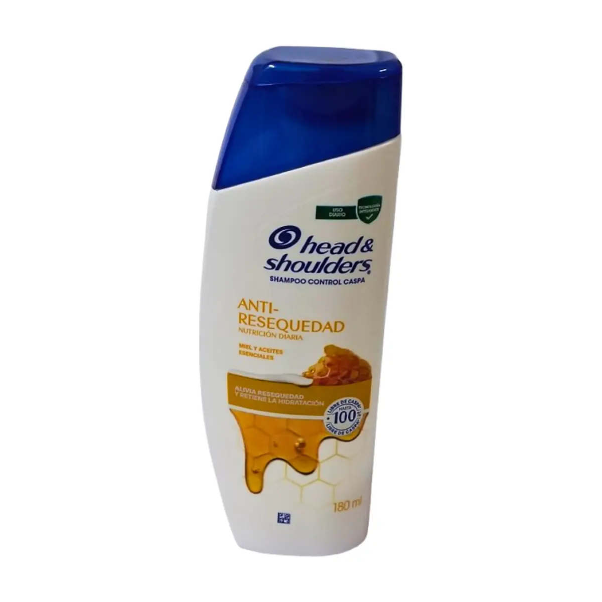 Champú control caspa anti-resequedad miel y aceites esenciales Head & Shoulders (180 ml / 6.3 fl.oz)
