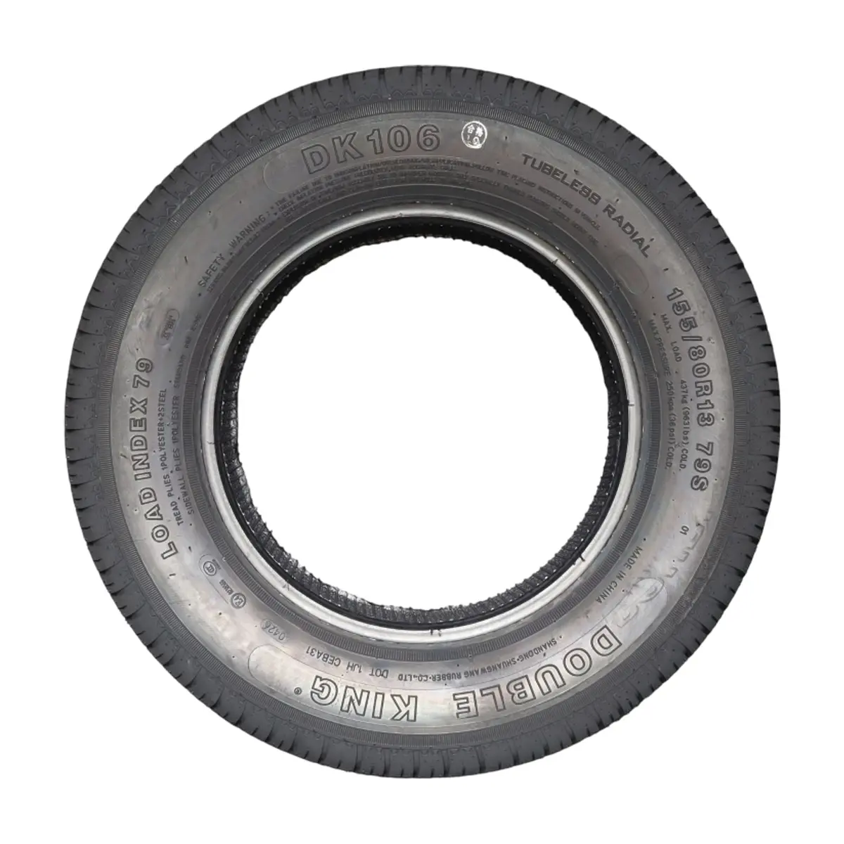 Neumático -goma- para carro 155 / 80 R13 Double King DK106 - Thumbnail 2