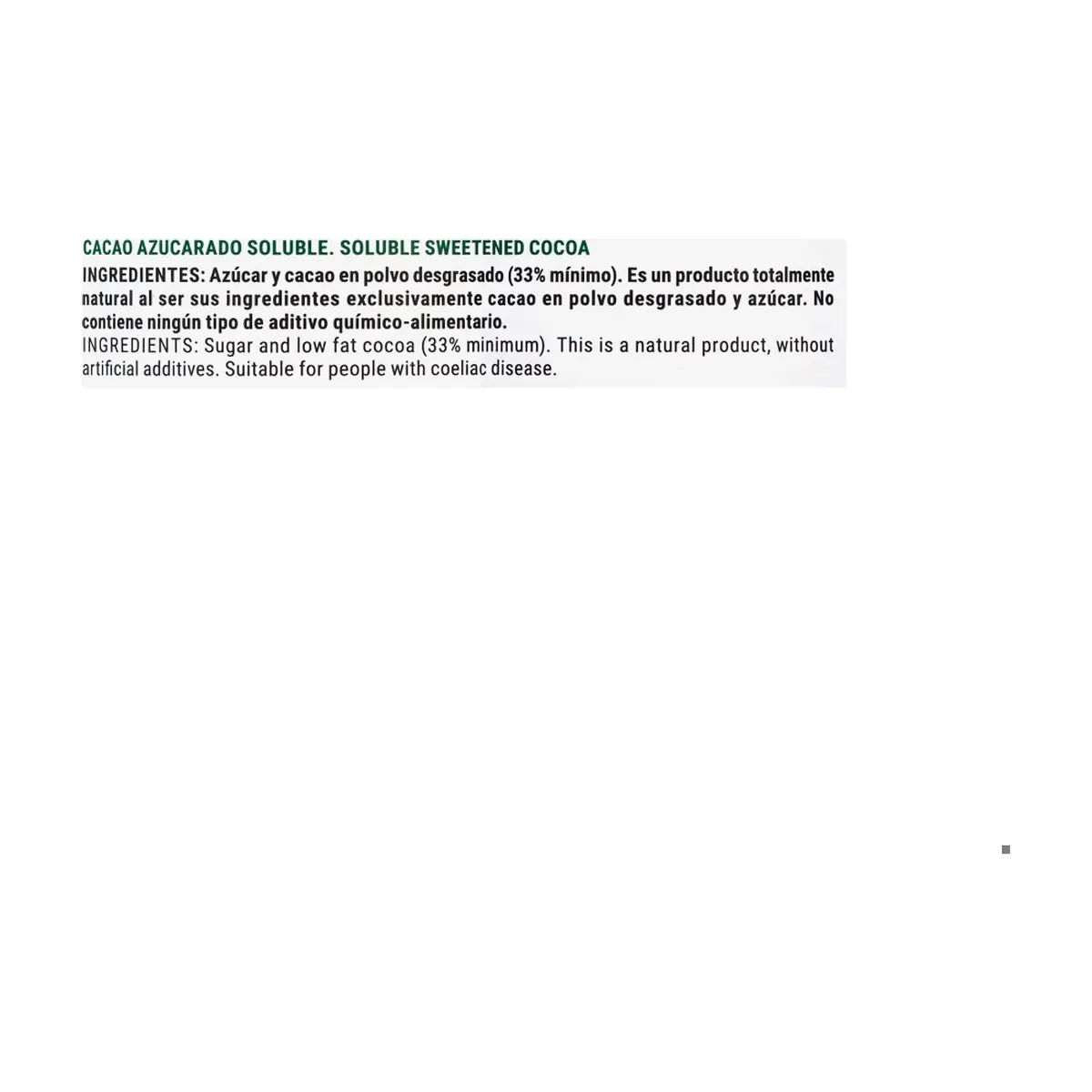 Cacao soluble en polvo Vimacao Vima Foods (500 g / 1.1 lb) - Thumbnail 3