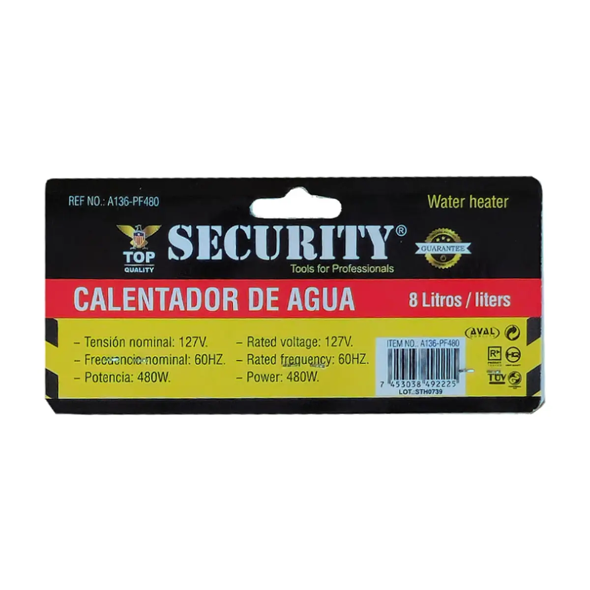 Calentador de agua de 110 V / 60 Hz / 480 W Security - Thumbnail 3