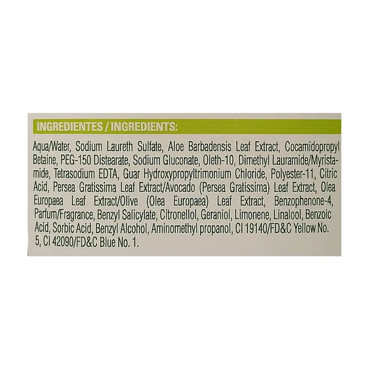 Champú de aloe vera aguacate y olivo Grisi (400 ml / 13.5 fl.oz) - Thumbnail 3