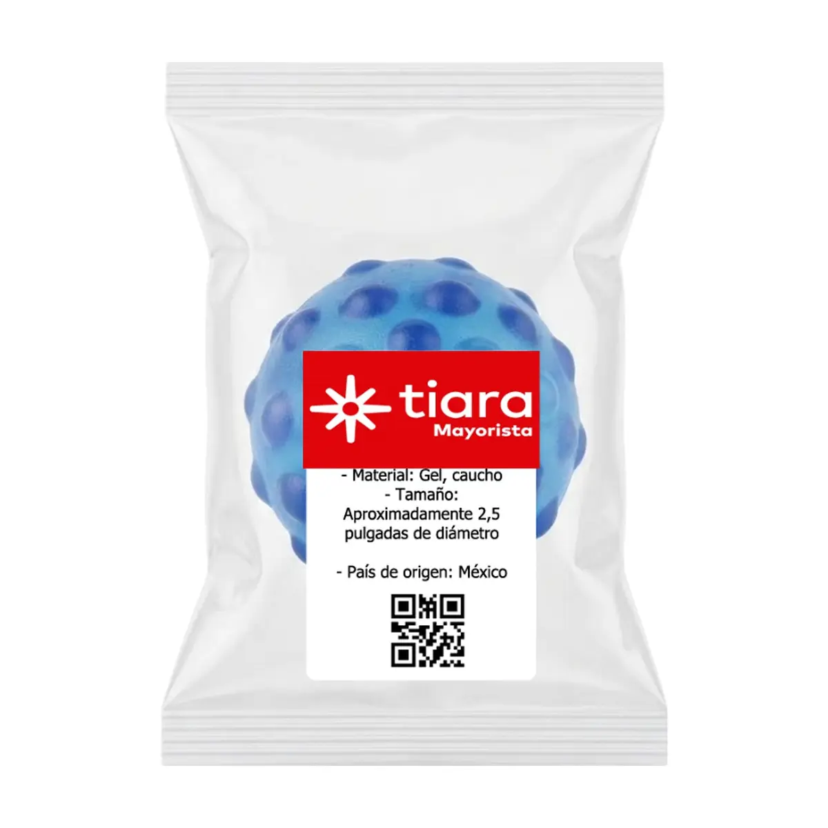 Pelota antiestrés de gel con perlas Tiara - Thumbnail 2