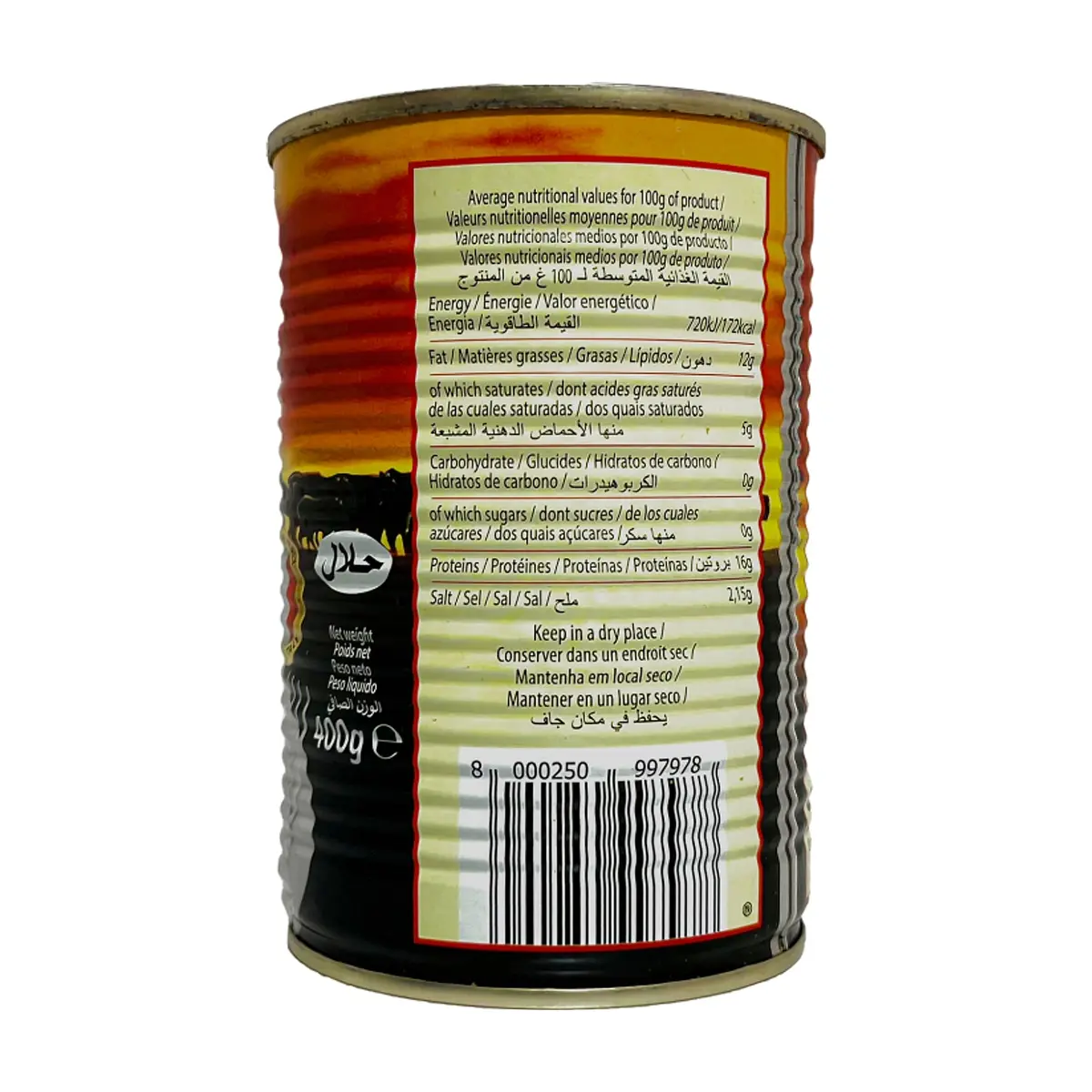 Carne de res enlatada (5 x 400 g / 14.12 oz) - Thumbnail 2