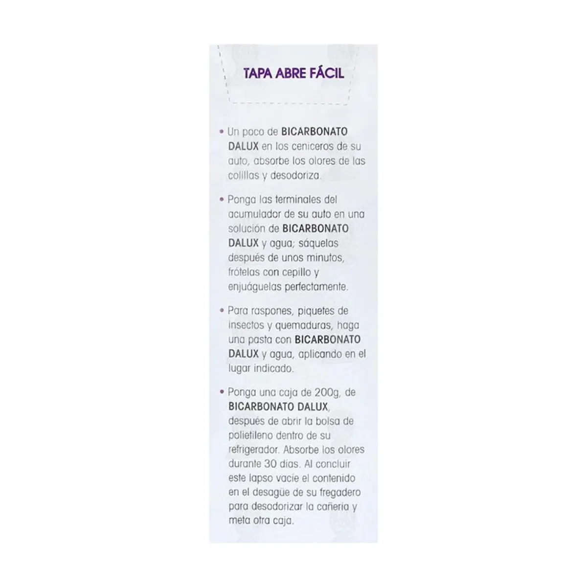 Bicarbonato de sodio puro Dalux (200 g / 7 oz) - Thumbnail 4