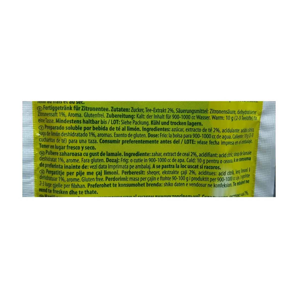 Té instantáneo sabor limón Ristora (90 g / 3.17 oz) - Thumbnail 6