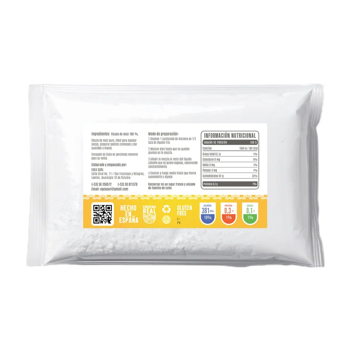 Maicena Cosecha Real (500 g / 1.1 lb) - Thumbnail 2