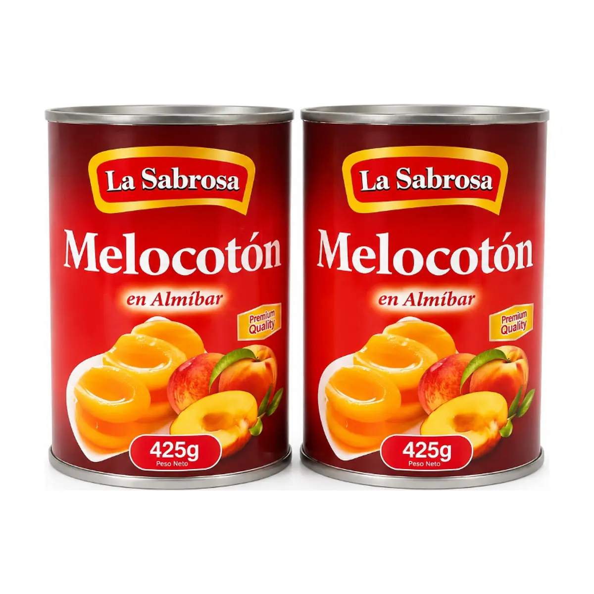 Melocotón en almíbar La Sabrosa ( 2 x 425 g / 14.99 oz)
