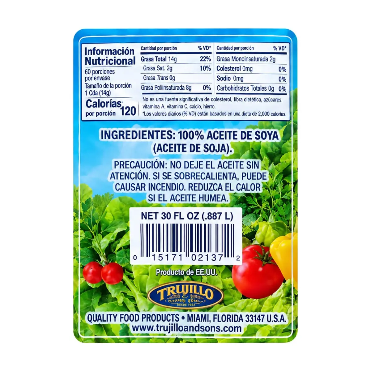 Aceite vegetal Alberto (887 ml) - Thumbnail 3