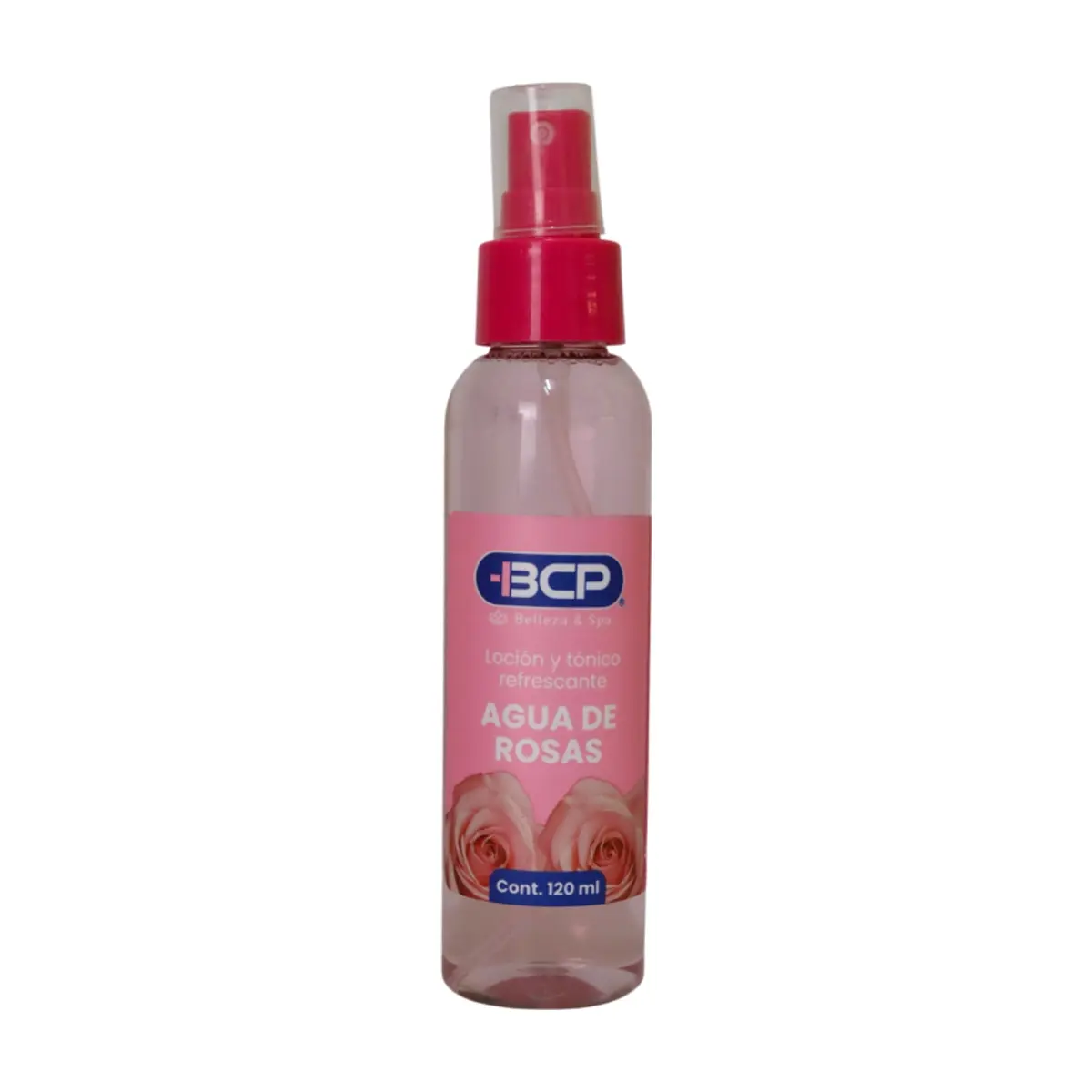 Loción y tónico refrescante de agua de rosas BCP (120 ml)