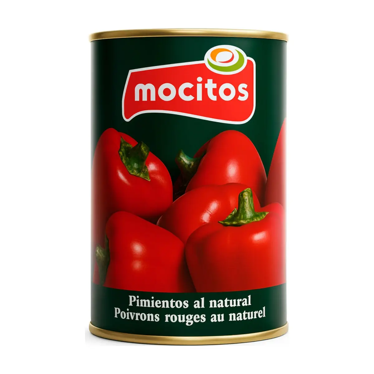 Pimientos al natural Mocitos (390 g / 13.77 oz) - Imagen 1