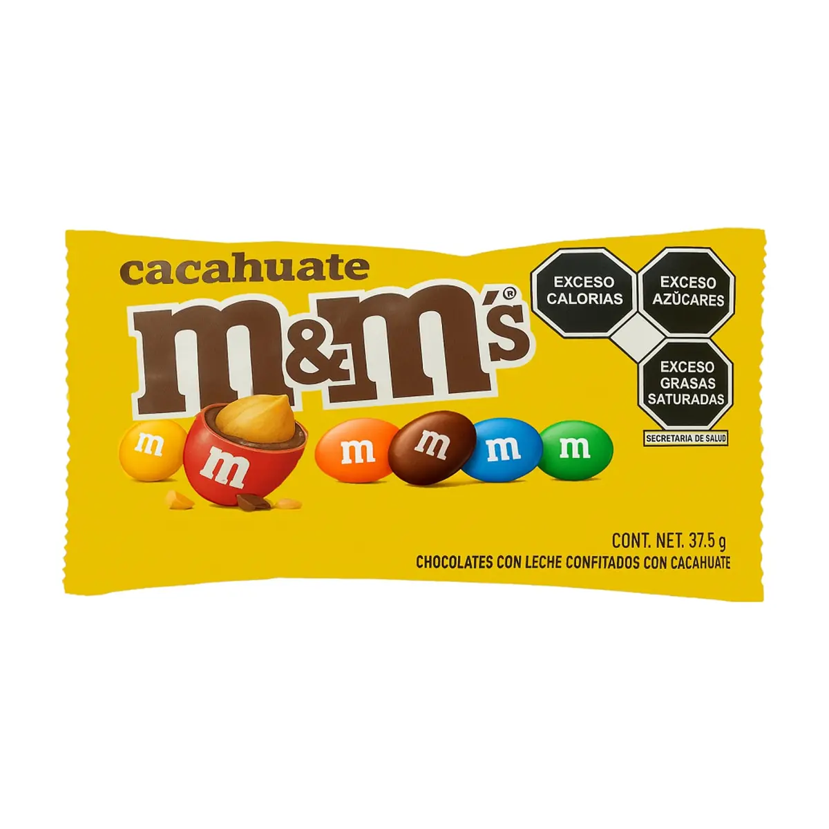 Chocolates con leche confitados con cacahuete M&M's (37.5 g / 1.32 oz) - Miniatura 1