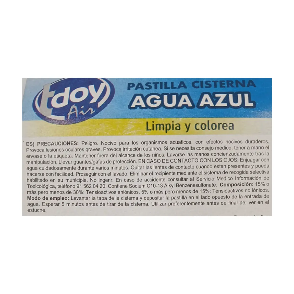 Pastilla cisterna Agua Azul Tdoy Air (2 x 50 g / 1.76 oz) - Thumbnail 3