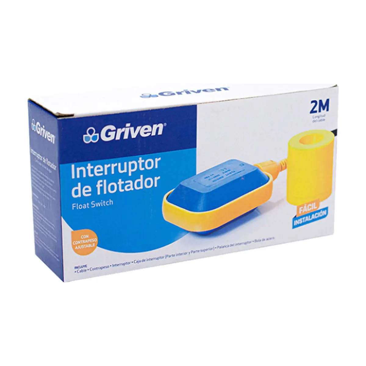 Interruptor de flotador automático Griven 2M