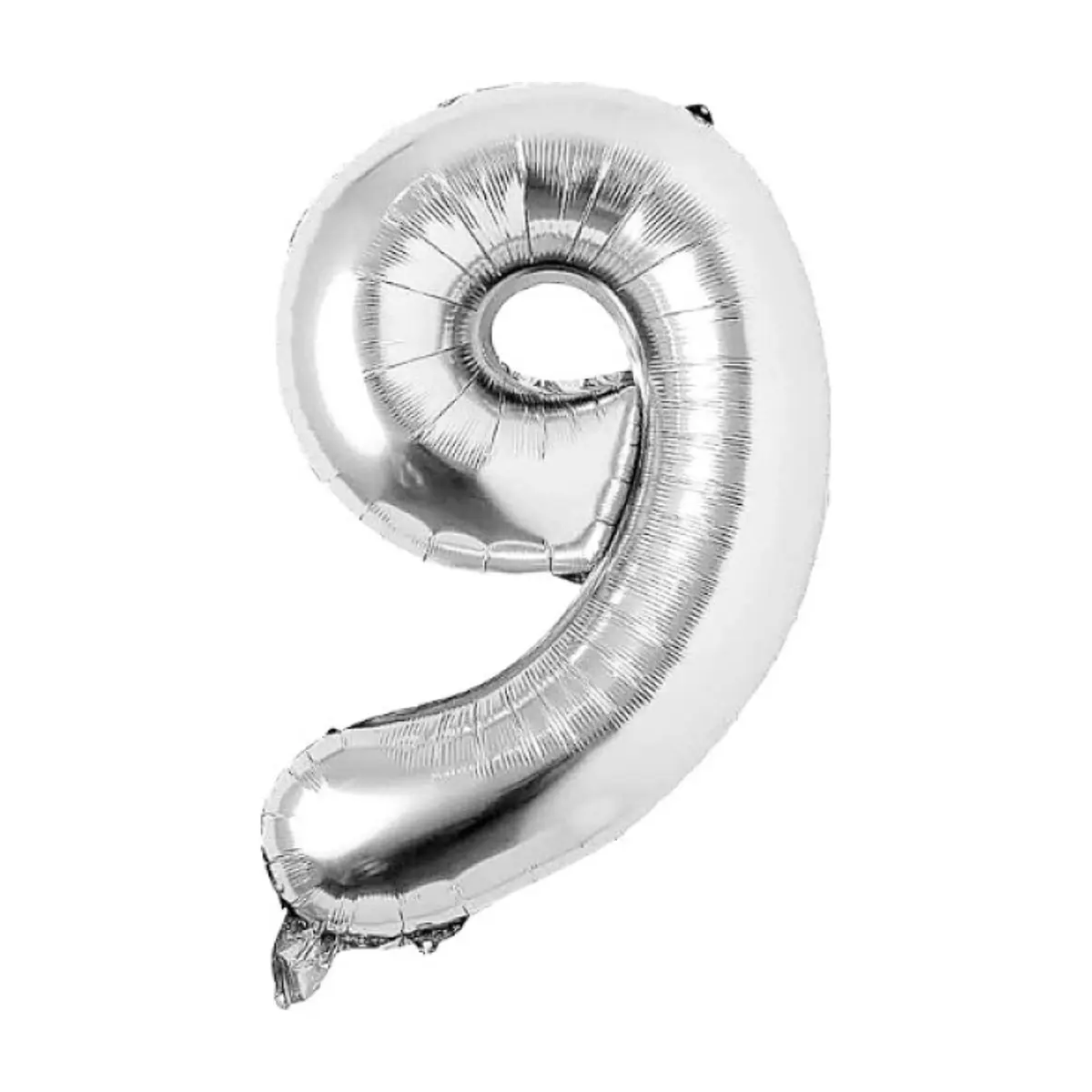 Globo plateado Número 9 Balloon (16 pulgadas)