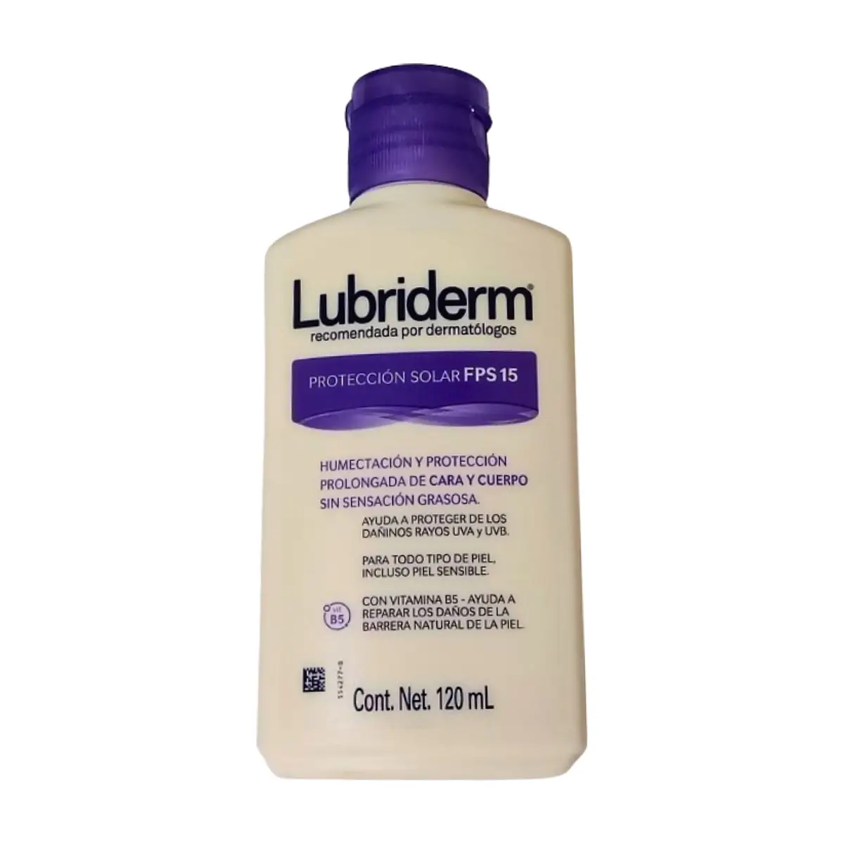 Crema humectante cara y cuerpo con FPS-15 Lubriderm (120 ml) - Thumbnail 4