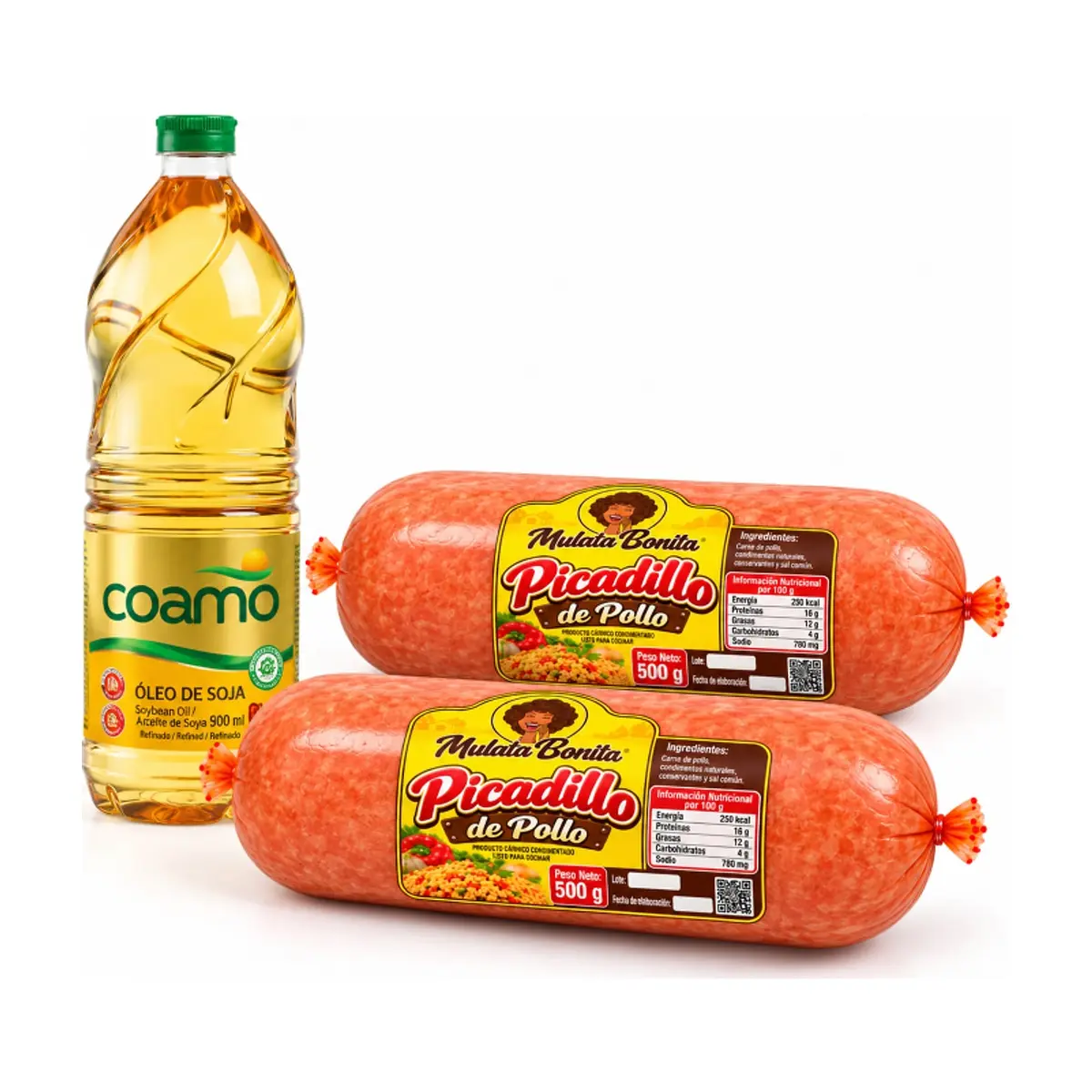 Picadillo condimentado de pollo + Aceite - Imagen 1