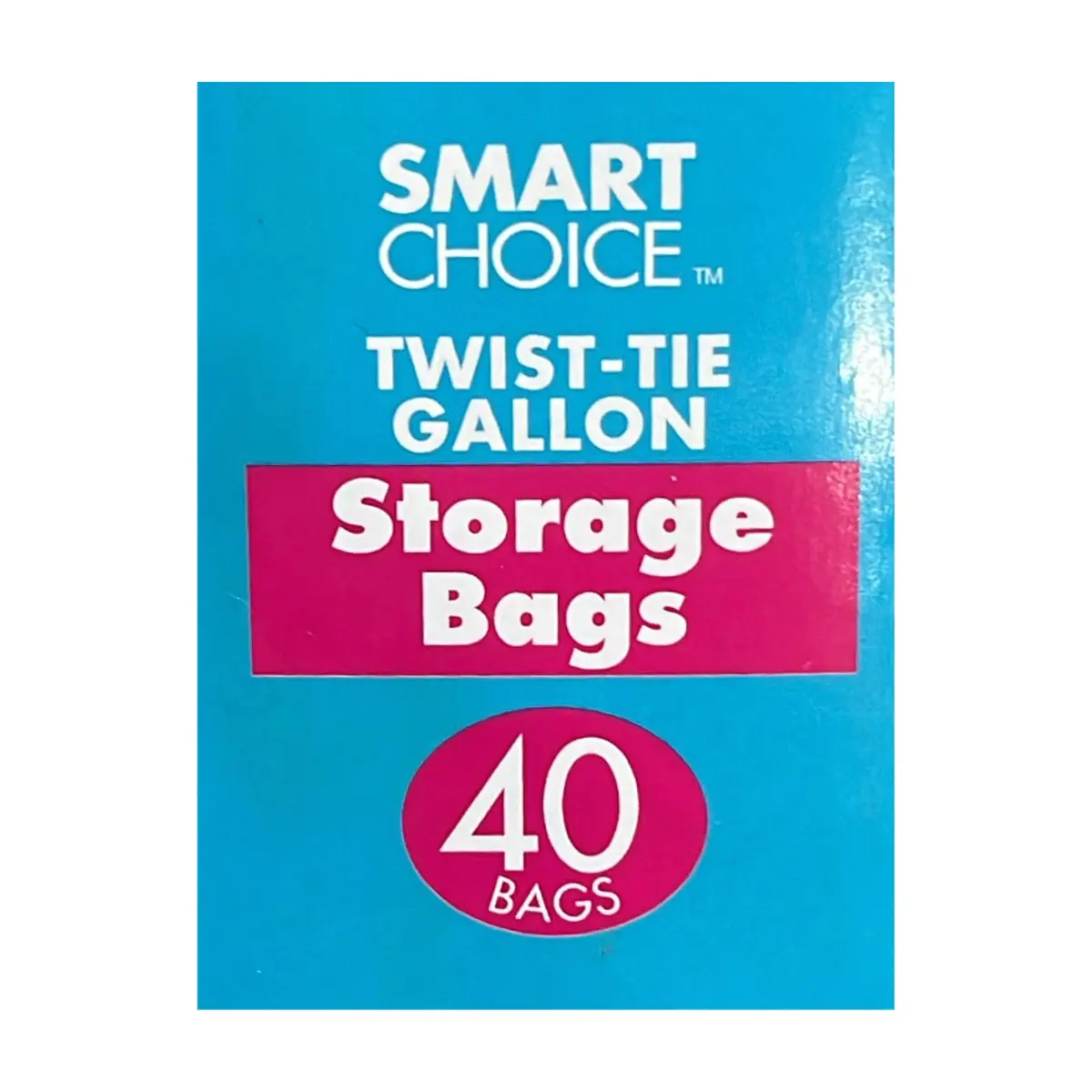 Bolsa para almacenaje de 3.78 L con amarres Smart Choice (40 U) - Thumbnail 3