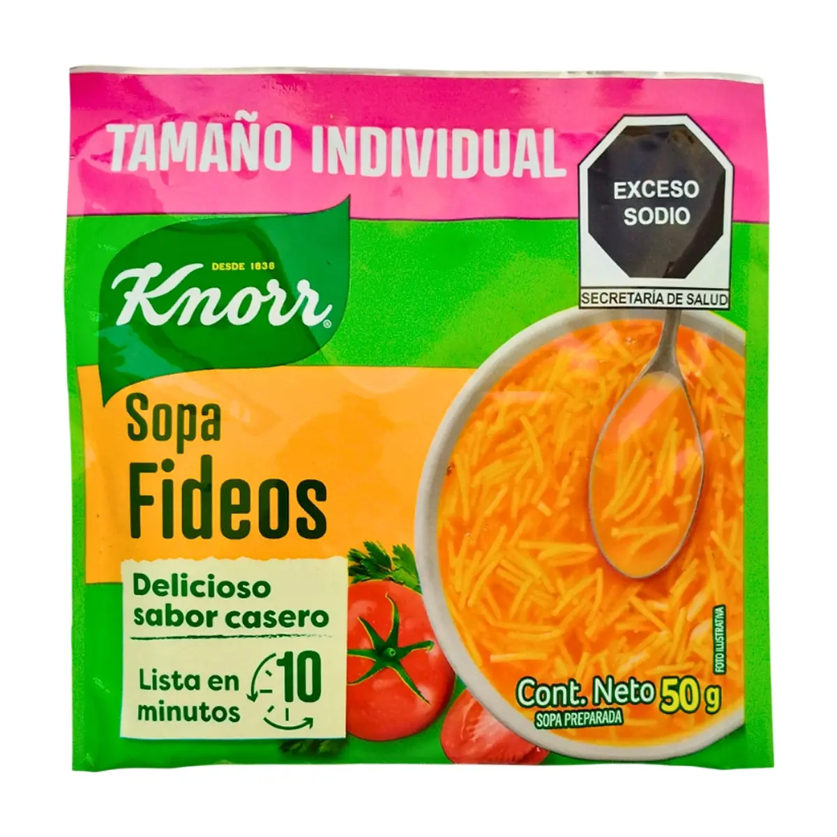 Sopa de fideos Knorr (50 g / 1.76 oz)