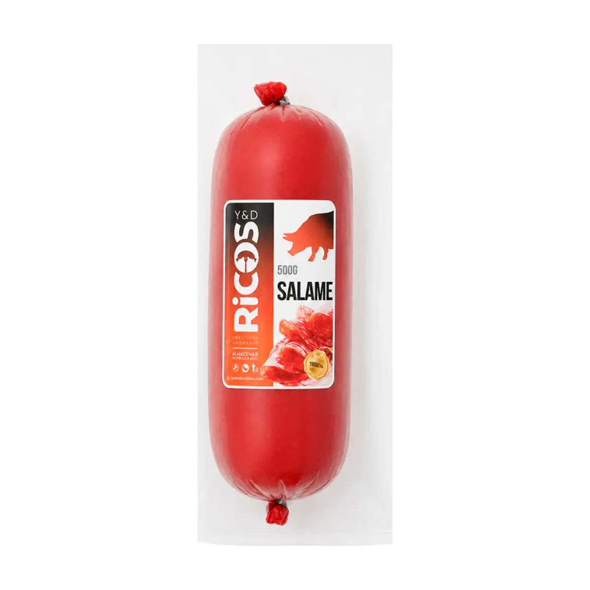 Salame de cerdo Tradicional Y&D Ricos (500 g / 1.1 lb) - Thumbnail 2