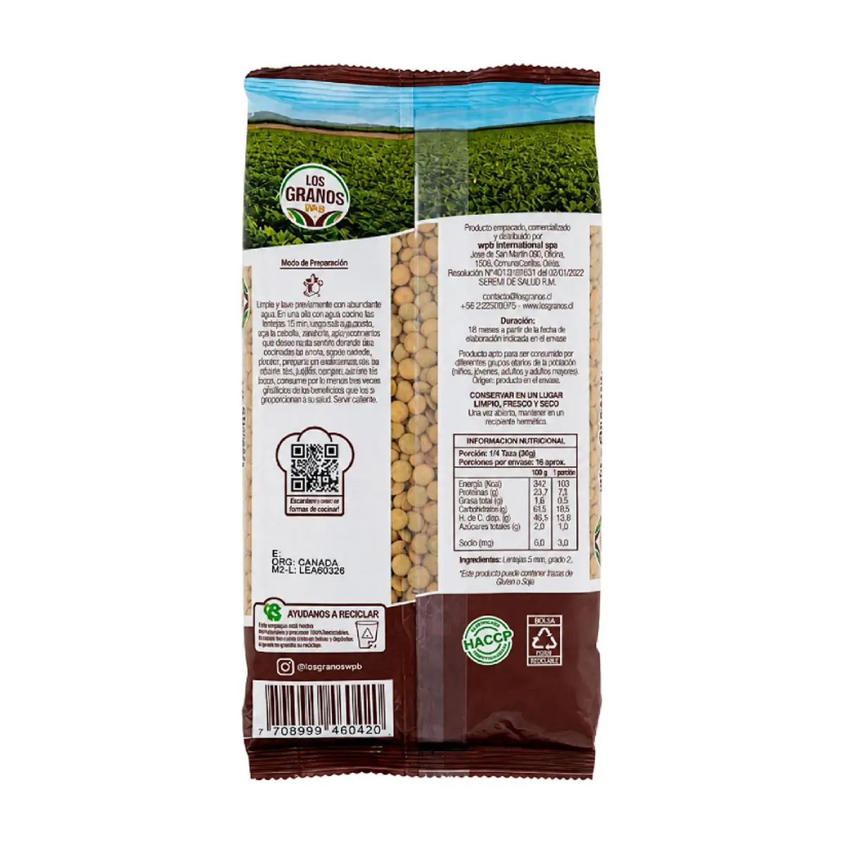 Lentejas Los Granos (500 g / 1.1 lb) - Thumbnail 3