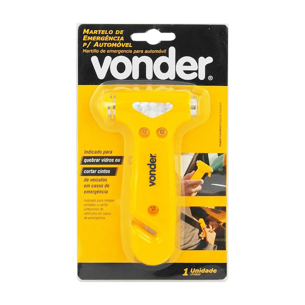 Martillo de emergencia para coche Vonder - Thumbnail 3