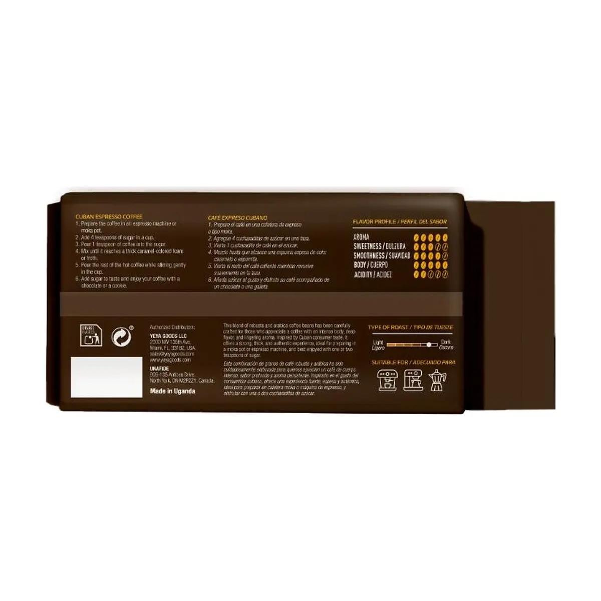 Café espresso YEYA (250 g / 8.8 oz) - Thumbnail 2