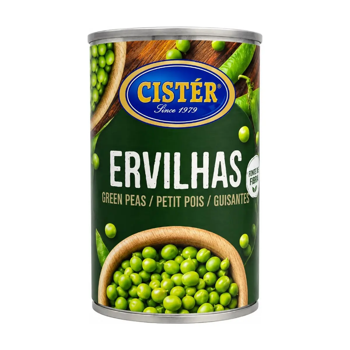 Guisantes cocidos lata Cistér (420 g / 14.8 oz) - Miniatura 1
