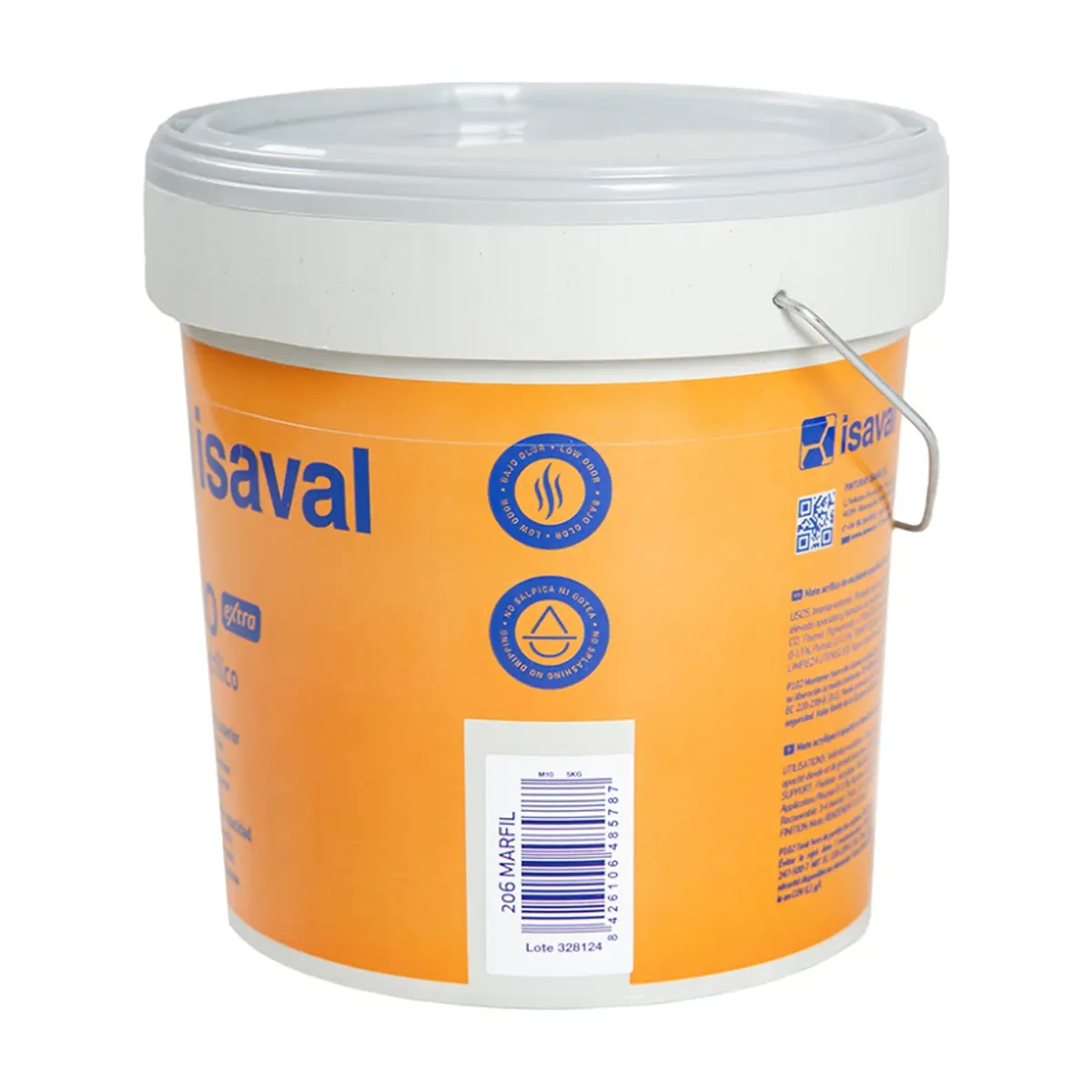 Pintura acrilica interior y exterior color marfil M - 10 Isaval (5 Kg / 11 lb) - Thumbnail 2