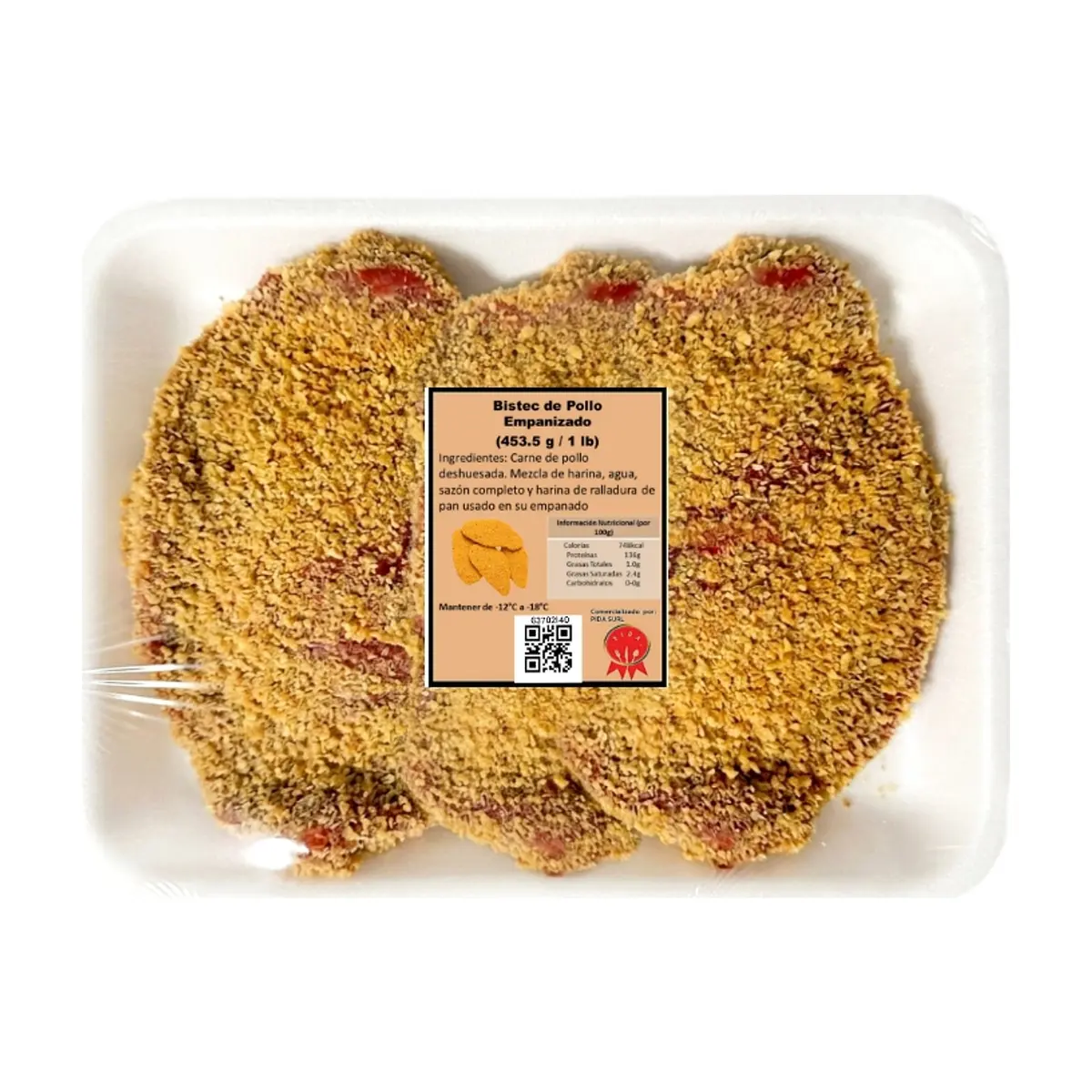 Bistec de pollo empanizado Pida (453.5 g / 1 lb) - Thumbnail 3