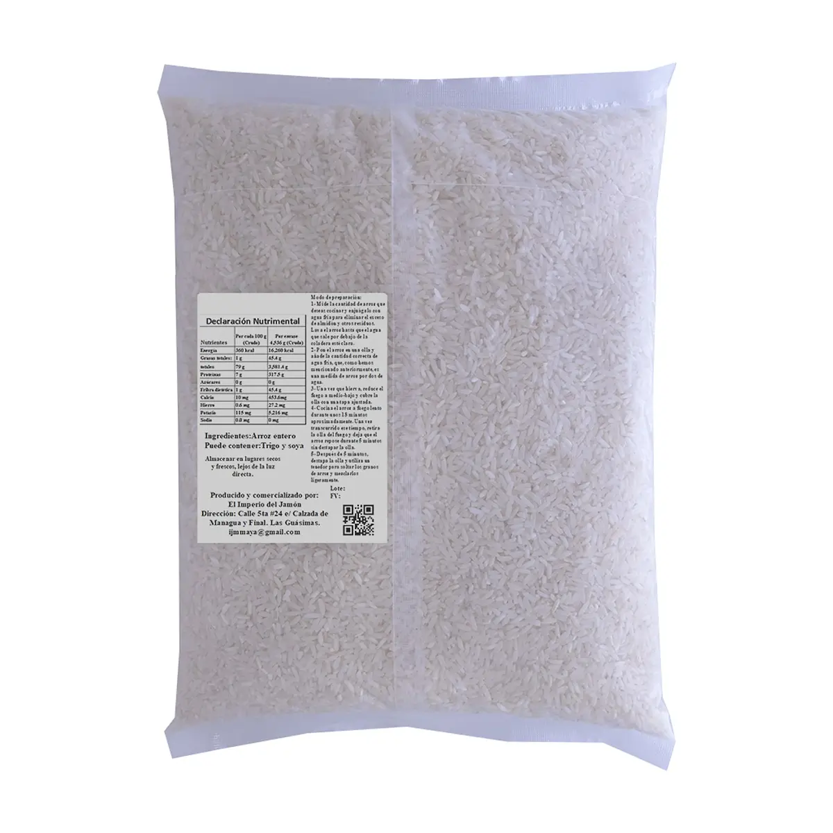 Arroz grano largo IJM Maya (4.54 kg / 10 lb) - Thumbnail 3