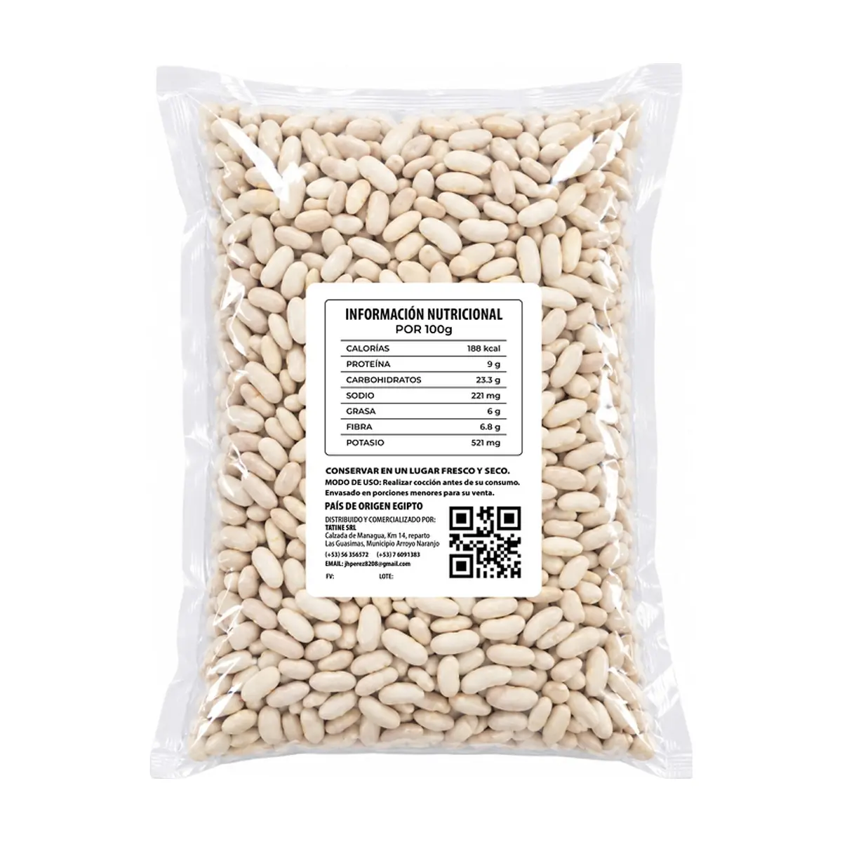 Frijoles blancos Tatine (2.26 kg / 5 lb) - Miniatura 3