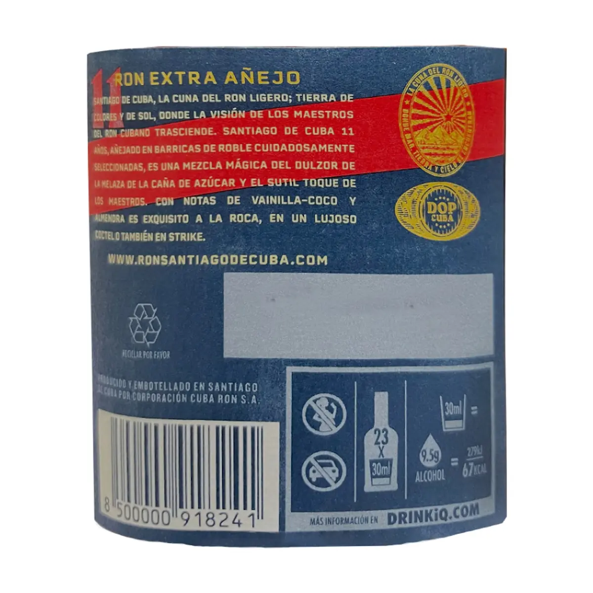 Ron Extra Añejo 11 años Santiago de Cuba (700 ml) - Thumbnail 3