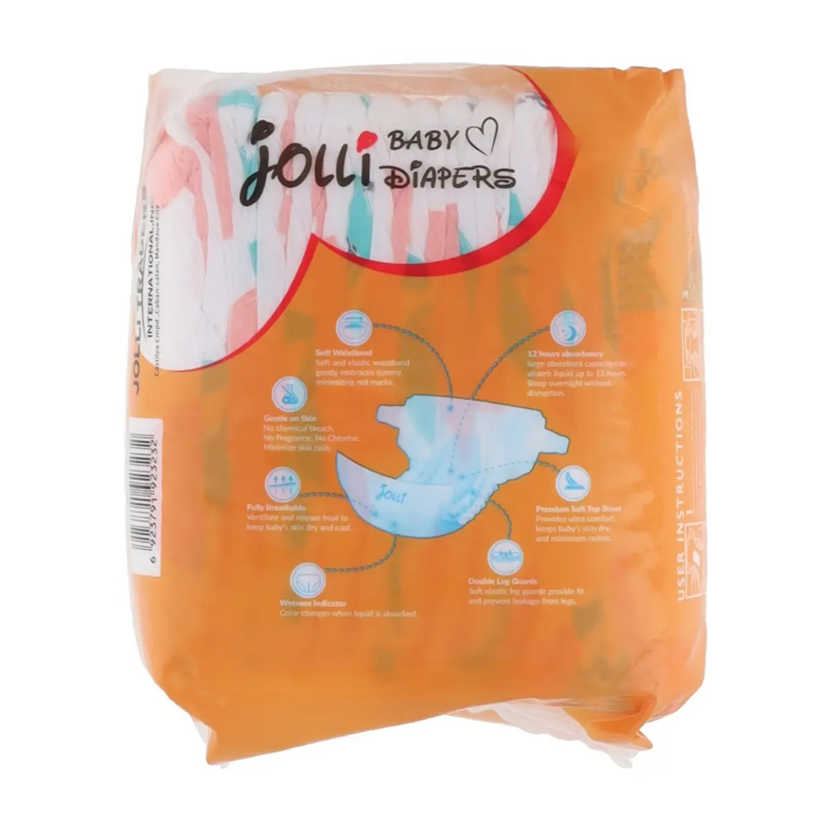 Pañales desechables para bebé talla XL Jolli (14 U) - Thumbnail 2