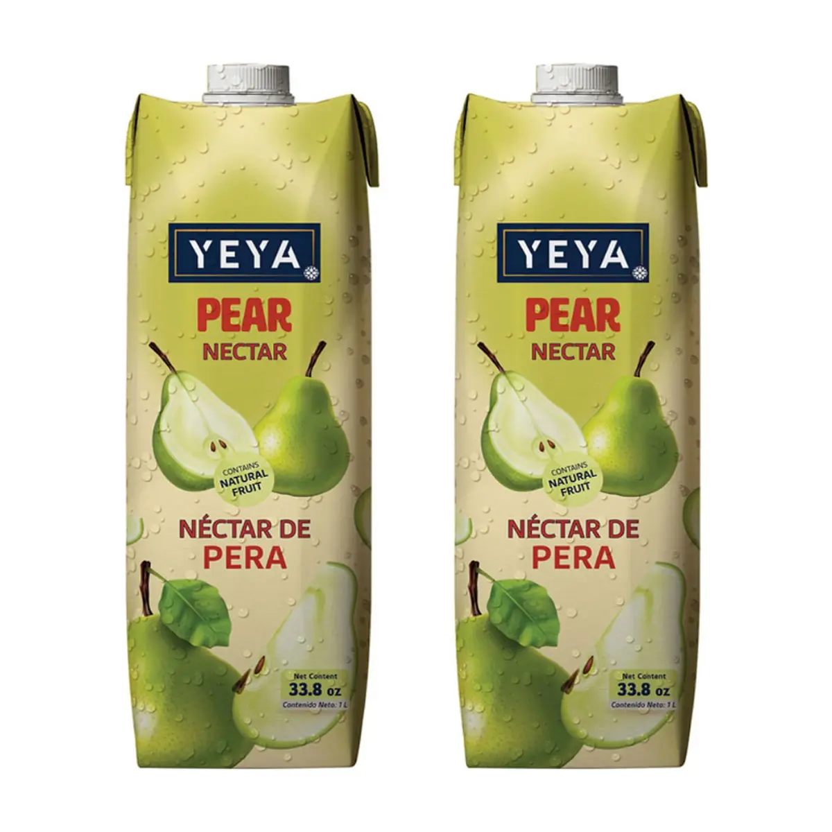 Néctar de pera YEYA (2 x 1 L / 33.8 fl oz)