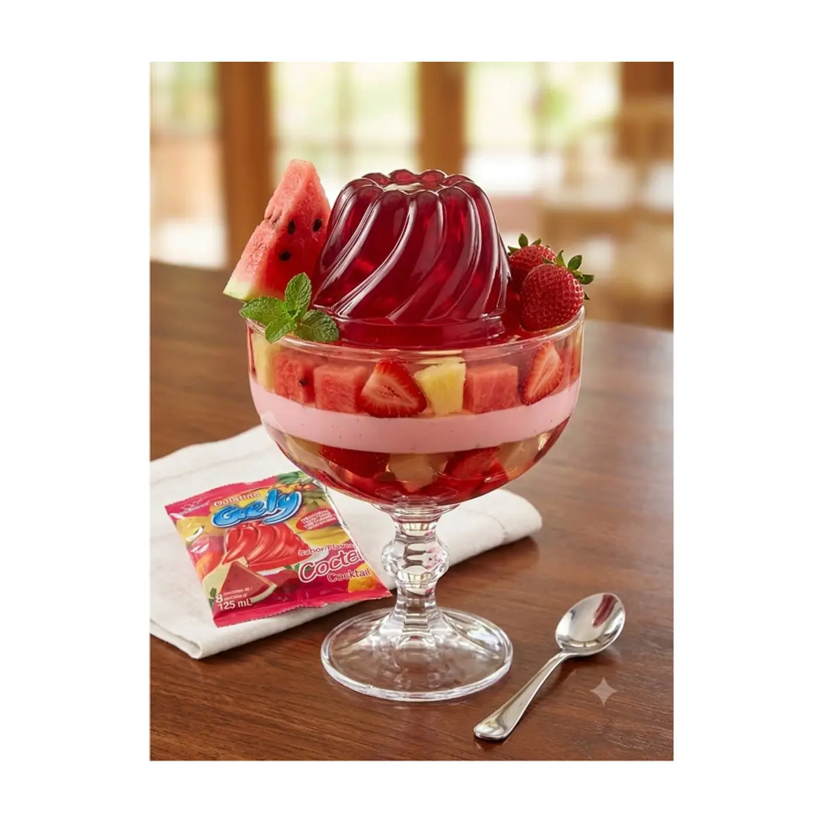 Gelatina sabor coctel Gely (170 g / 6 oz) - Thumbnail 4