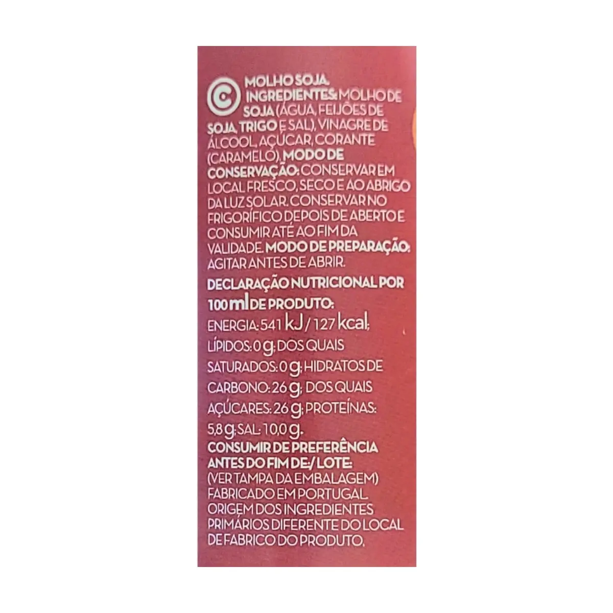 Salsa de soja Continente (200 ml / 6.76 fl oz) - Thumbnail 3