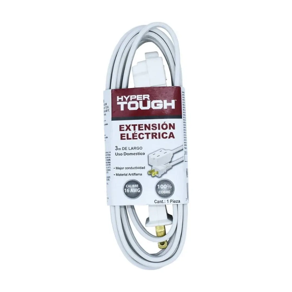 Extensión eléctrica de 3 m Hyper Tough - Thumbnail 3